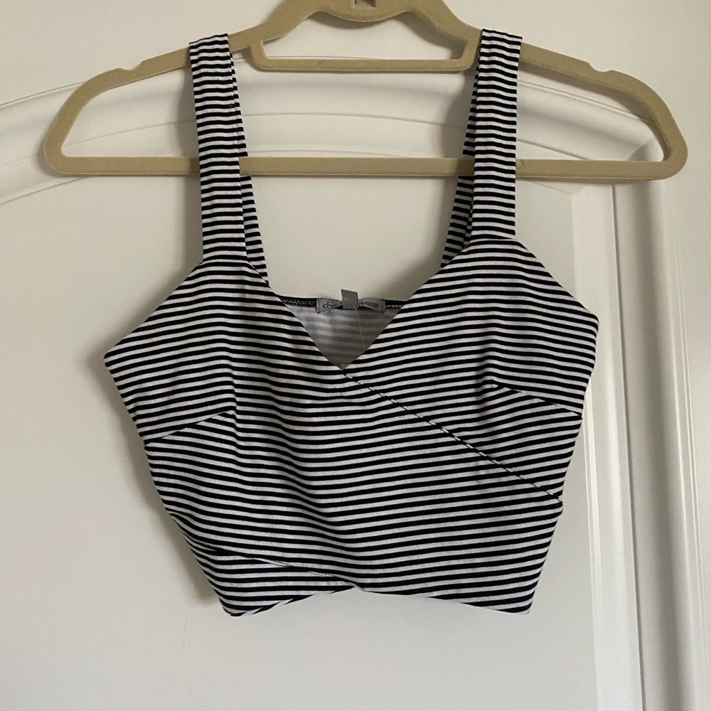 Striped Crop Top